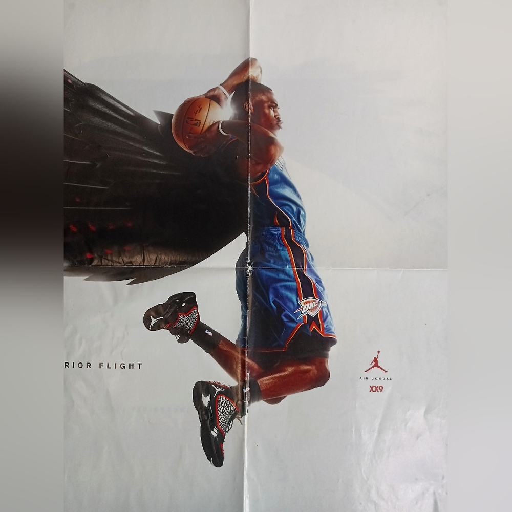 Russell Westbrook Air Jordan's 29 Eastbay Catalog Fold-Out Poster 2014